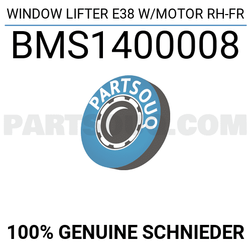 WINDOW LIFTER E38 W/MOTOR RH-FR BMS1400008 | SCHNIEDER Parts | PartSouq