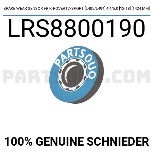 BRAKE WEAR SENSOR FR R-ROVER IV/SPORT [L405/L494] 4.4/5.0 [12-18] [1424 ...