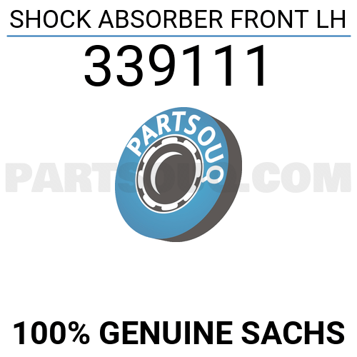 SHOCK ABSORBER FRONT LH 339111 | Sachs Parts | PartSouq