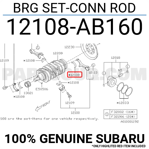 Subaru 12108 ab100