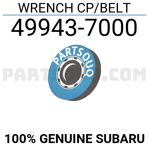 WRENCH CP/BELT 499437000 Subaru Parts PartSouq