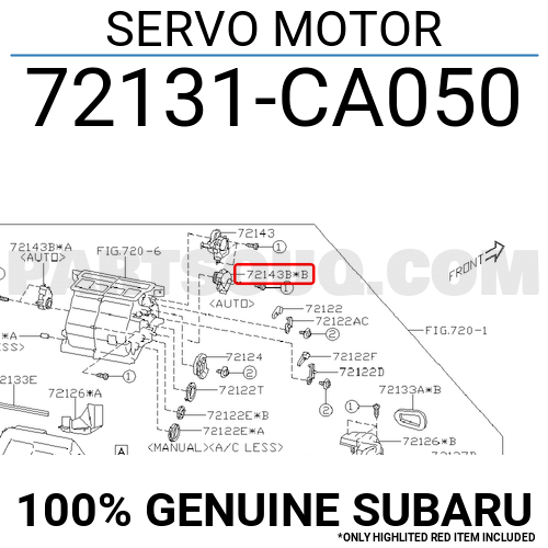 Subaru 72131 aj050