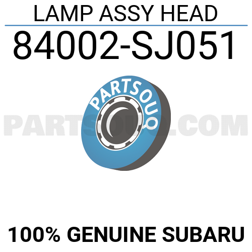 LAMP ASSY HEAD 84002SJ051 | Subaru Parts | PartSouq