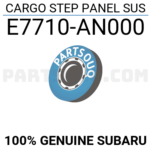 CARGO STEP PANEL SUS E7710AN000 Subaru Parts PartSouq
