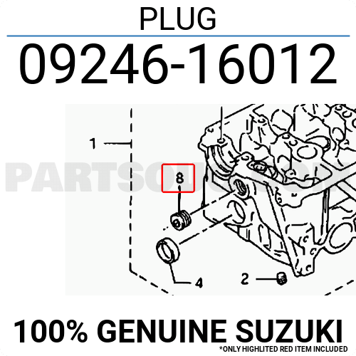 PLUG 0924616012 | Suzuki Parts | PartSouq