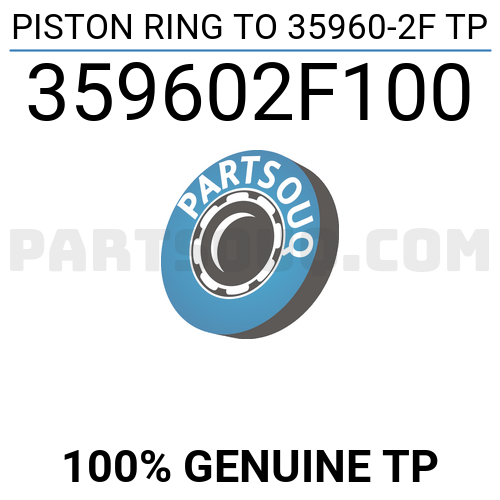 PISTON RING TO 35960-2F TP 359602F100 | TP Parts | PartSouq