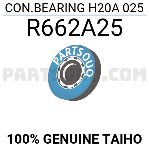 CON.BEARING H20A 025 R662A25 | Taiho Parts | PartSouq