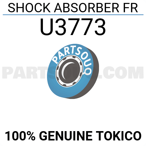 SHOCK ABSORBER FR U3773 | Tokico Parts | PartSouq