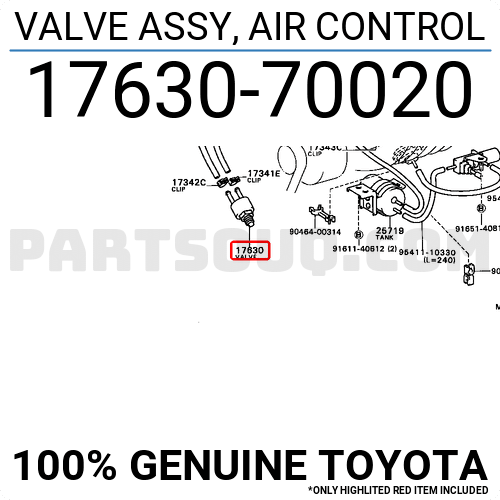 35844-12030 Genuine Toyota Parts Tube Accumulator Ba 
