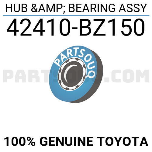 こんにちは〜　⑤5本 ❻10本 HUB & BEARING ASSY 42410BZ150 | Toyota Parts | PartSouq