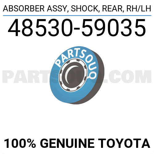 48530-69026 - Toyota - Shock Absorber Assy, Rear Lh - Nengun