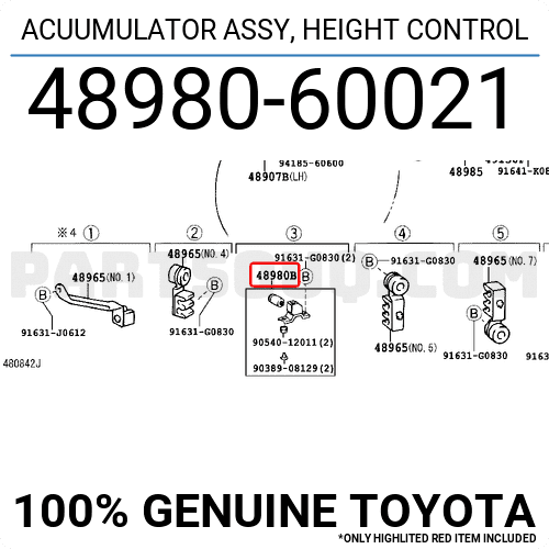 Height Control Accumulator Assembly