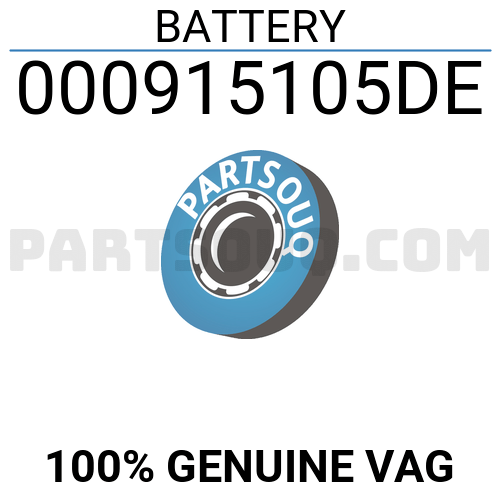 BATTERY 000915105DE | VAG Parts | PartSouq