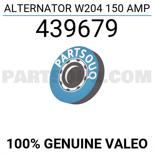 VALEO 439746 Alternatore Auto | 14V, 150 Amp, Puleggia Fissa 51 Mm, 6 Alette, Rotazione Oraria, Per Ricambio Aftermarket