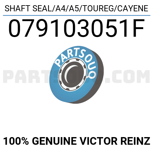 SHAFT SEAL/A4/A5/TOUREG/CAYENE 079103051F | Victor Reinz Parts | PartSouq