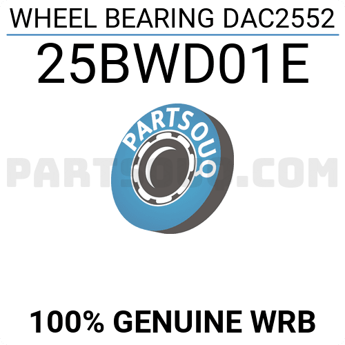 WHEEL BEARING DAC2552 25BWD01E | WRB Parts | PartSouq image.