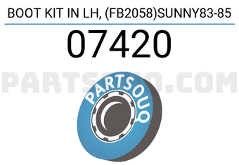 1-56 Maruchi 07420 BOOT KIT IN LH, (FB2058)SUNNY83-85
