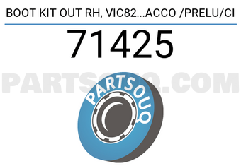 1-56 Maruchi 71425 BOOT KIT OUT RH, VIC82...ACCO /PRELU/CI