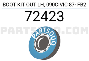 1-56 Maruchi 72423 BOOT KIT OUT LH, 090CIVIC 87- FB2
