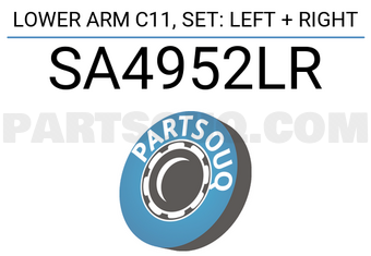 555 SA4952LR LOWER ARM C11, SET: LEFT + RIGHT