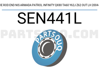555 SEN441L TIE ROD END NIS ARMADA PATROL INFINITY QX80 TA60 Y62J Z62 OUT LH 2004~