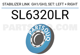 555 SL6320LR STABILIZER LINK GH1/GH3, SET: LEFT + RIGHT