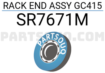 555 SR7671M RACK END ASSY GC415
