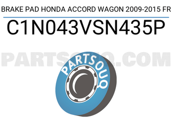 ADVICS C1N043VSN435P BRAKE PAD HONDA ACCORD WAGON 2009-2015 FR