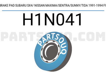 ADVICS H1N041 BRAKE PAD SUBARU SX4/ NISSAN MAXIMA/SENTRA/SUNNY/TIDA 1991-1994 FR