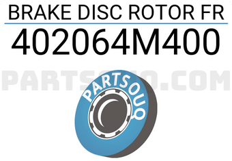AFI 402064M400 BRAKE DISC ROTOR FR