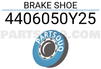 AFI 4406050Y25 BRAKE SHOE