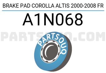 AISIN A1N068 BRAKE PAD COROLLA ALTIS 2000-2008 FR