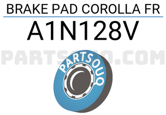 AISIN A1N128V BRAKE PAD COROLLA FR