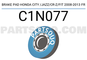 AISIN C1N077 BRAKE PAD HONDA CITY /JAZZ/CR-Z/FIT 2008-2013 FR