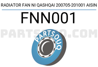 AISIN FNN001 RADIATOR FAN NI QASHQAI 200705-201001 AISIN