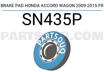AISIN SN435P BRAKE PAD HONDA ACCORD WAGON 2009-2015 FR