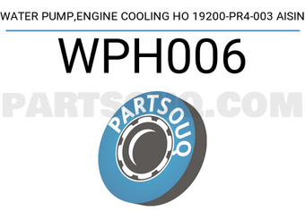 AISIN WPH006 WATER PUMP,ENGINE COOLING HO 19200-PR4-003 AISIN