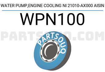 AISIN WPN100 WATER PUMP,ENGINE COOLING NI 21010-AX000 AISIN