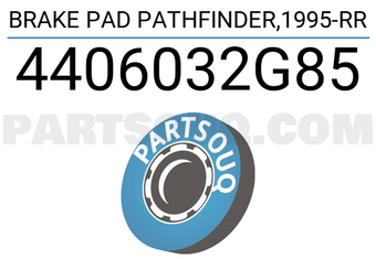 AKEBONO 4406032G85 BRAKE PAD PATHFINDER,1995-RR