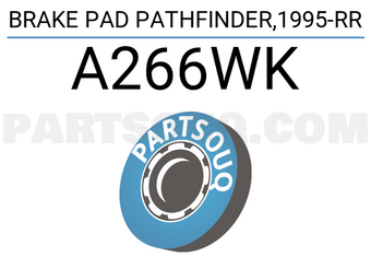 AKEBONO A266WK BRAKE PAD PATHFINDER,1995-RR