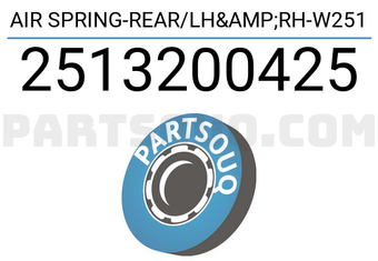 ARNOTT 2513200425 AIR SPRING-REAR/LH&RH-W251