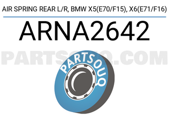 ARNOTT ARNA2642 AIR SPRING REAR L/R, BMW X5(E70/F15),X6(E71/F16)