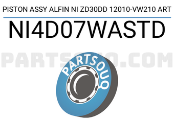 ART NI4D07WASTD PISTON ASSY ALFIN NI ZD30DD 12010-VW210 ART