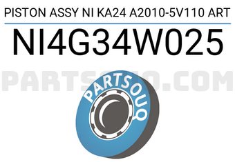 ART NI4G34W025 PISTON ASSY NI KA24 A2010-5V110 ART