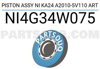 ART NI4G34W075 PISTON ASSY NI KA24 A2010-5V110 ART