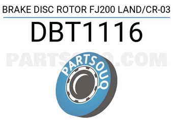 ASIAN DBT1116 DISCO DE FRENO FJ200 LAND/CR-03