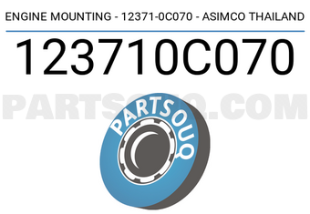 ASIMCO 123710C070 ENGINE MOUNTING - 12371-0C070 - ASIMCO THAILAND