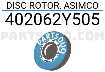 ASIMCO 402062Y505 DISC ROTOR, ASIMCO