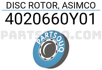 ASIMCO 4020660Y01 DISC ROTOR, ASIMCO