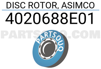 ASIMCO 4020688E01 DISC ROTOR, ASIMCO